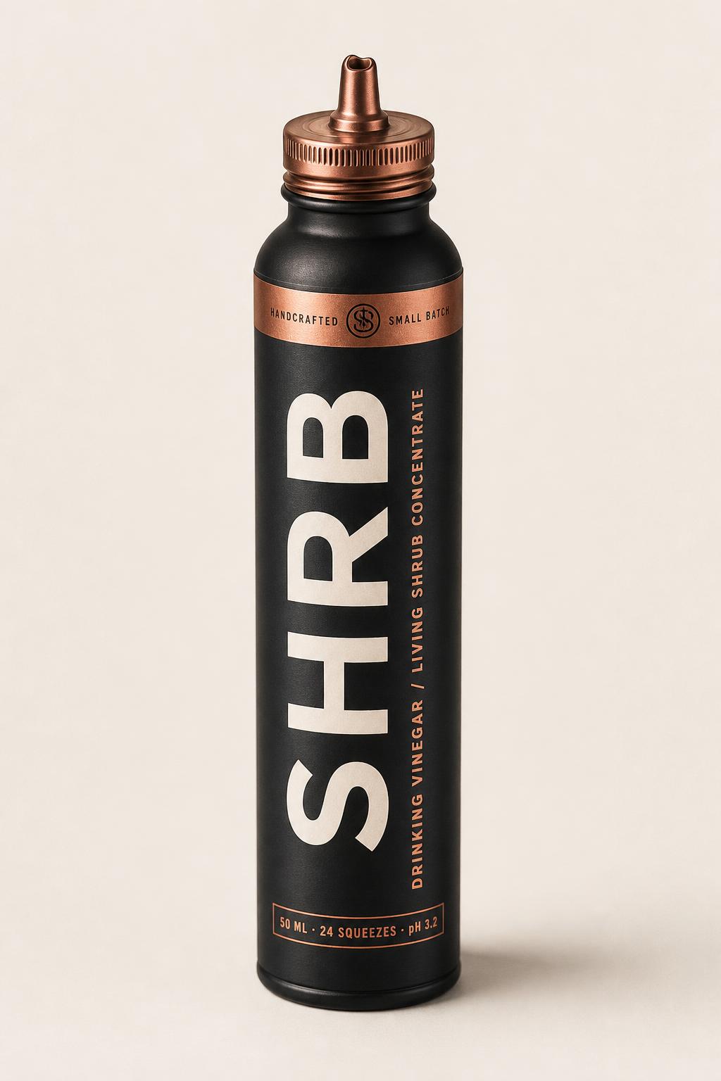 SHRB — Living vinegar, recast as a pocket ritual.